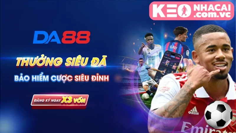 DA88: Cá Cược Bóng Đá - Thắng Lớn Mỗi Ngày!